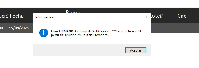 Si surge el error al sincronizar: Error FIRMADO el LoginTicketRequest: ***Error al firmar: El perfil del usuario es un perfil temporal. 1 - Líder Gestión | Sistemas Wynges - Software de Facturación y Gestión imagen 63 - El mejor Software de Facturación y Gestión del Mercado. Fácil, Rápido e Intuitivo. Entrá y comprobalo. Factura Electrónica, Control de Stock, Informes y más.... - Líder Gestión | Sistemas Wynges - Software de Facturación y Gestión