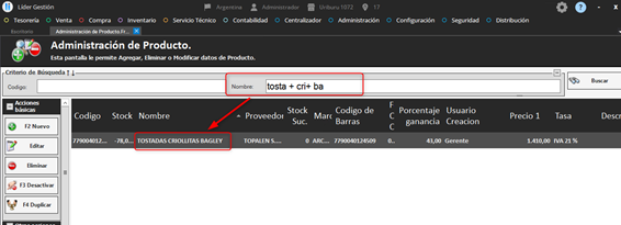 Uso del signo “+” en búsquedas. 1 - Líder Gestión | Sistemas Wynges - Software de Facturación y Gestión image 4 - El mejor Software de Facturación y Gestión del Mercado. Fácil, Rápido e Intuitivo. Entrá y comprobalo. Factura Electrónica, Control de Stock, Informes y más.... - Líder Gestión | Sistemas Wynges - Software de Facturación y Gestión