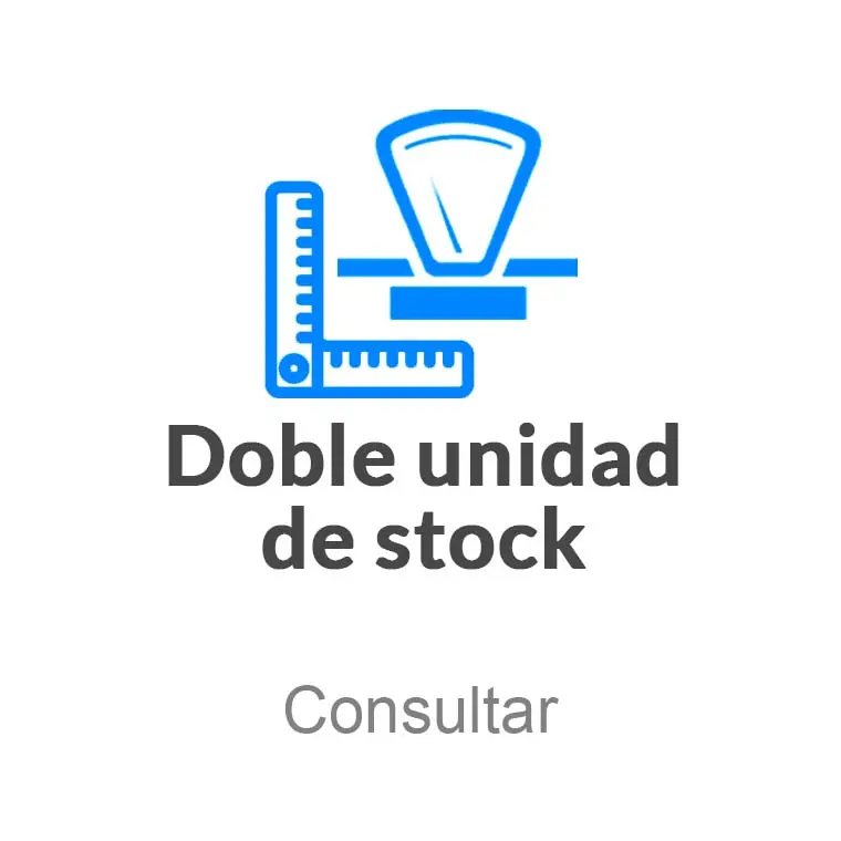 Doble unidad de stock