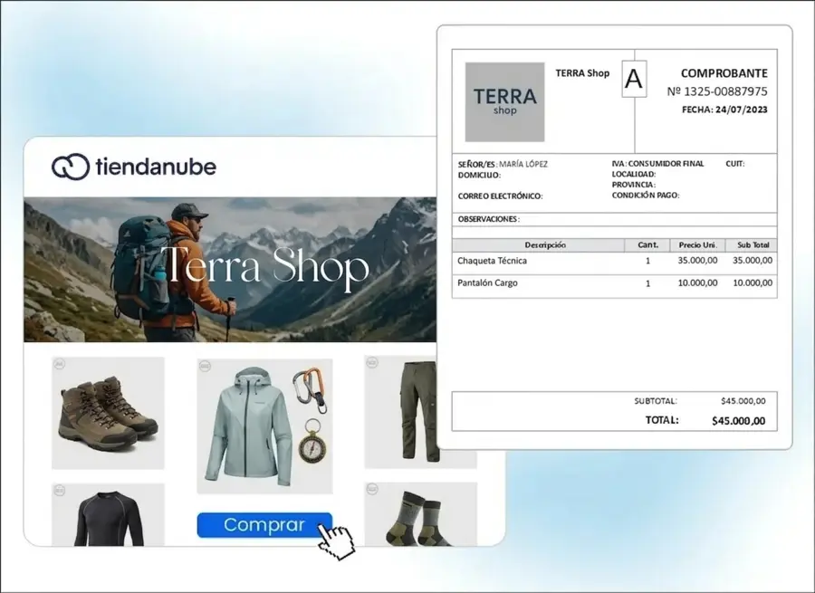 Integración omnidireccional con Tienda Nube en Líder Gestión