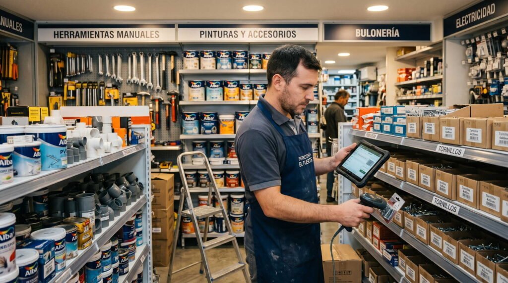 Control de stock en ferretería argentina con Líder Gestión