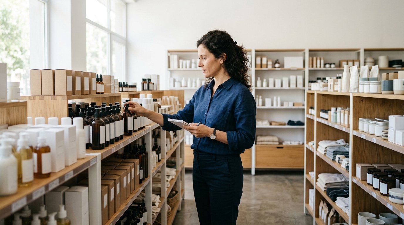 Análisis ABC de stock: a qué productos seguirles el ritmo 1 - Líder Gestión ERP | Software de Facturación y Gestión sin Abono Mensual para PyMEs en Argentina rotación de inventario en una PyME con estanterías ordenadas