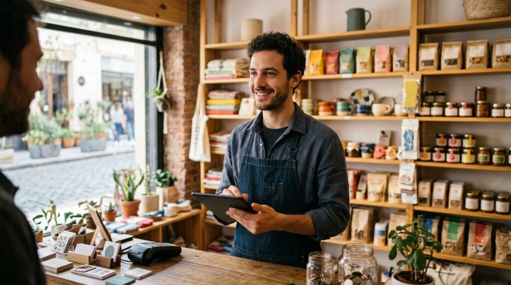 Credencial de monotributo: qué es y cómo descargarla paso a paso 1 - Líder Gestión ERP Monotributista al día atendiendo su comercio con la credencial vigente