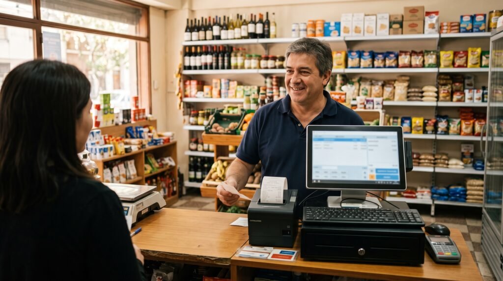 Blog 2 - Líder Gestión ERP Comercio de mostrador emitiendo un ticket con controlador fiscal y punto de venta