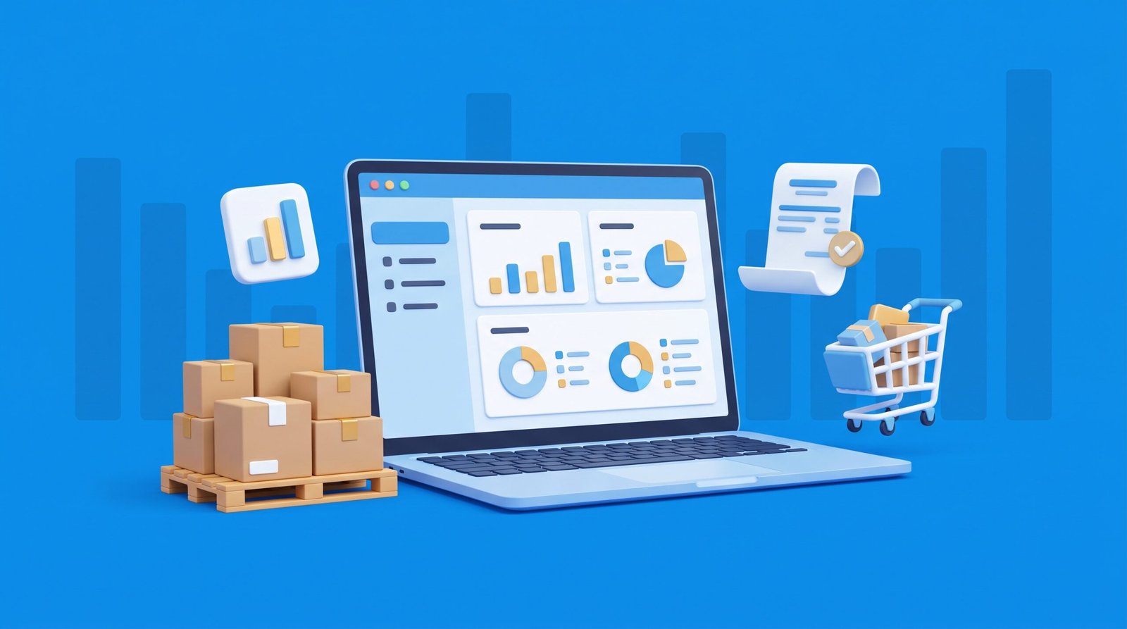 Software de facturación con control de stock – Gestión de ventas y almacén para PyMEs 1 - Líder Gestión ERP Software de facturación y control de stock para PyMEs: dashboard de inventario y ventas