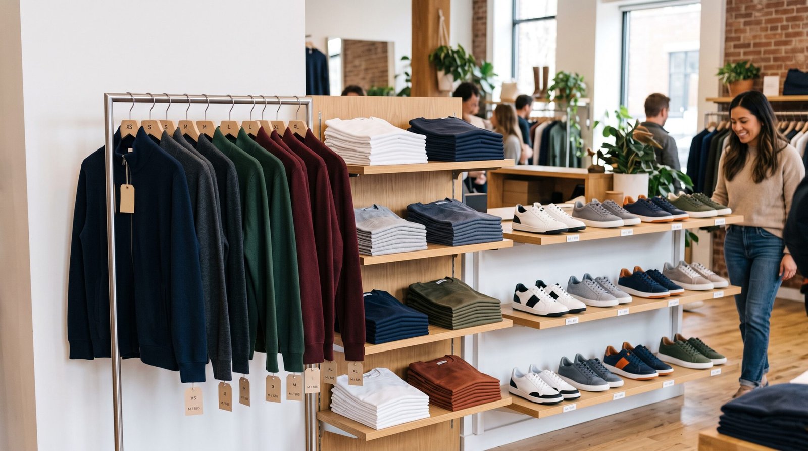 Comercio de indumentaria gestionando sus productos por talle y color con Líder Gestión