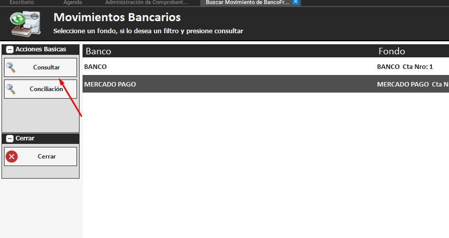 Transferencia de la caja hacia al banco 5 - Líder Gestión ERP imagen 4 - Software ERP de facturación y gestión para PyMEs en Argentina. Factura electrónica ARCA, control de stock, ventas, compras, informes e integraciones. Licencia perpetua, sin abonos mensuales. - Líder Gestión ERP
