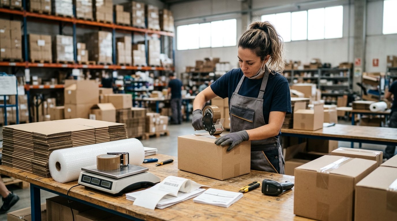 Preparación de pedidos online para la venta omnicanal de una distribuidora