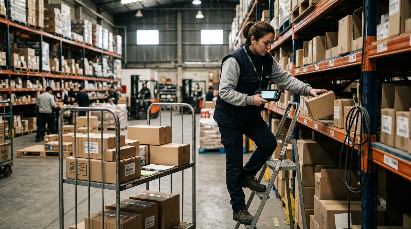 Picking y preparación de pedidos en el depósito