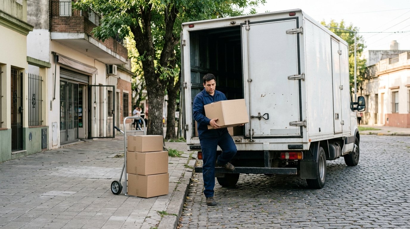 Reparto y distribución de mercadería a comercios